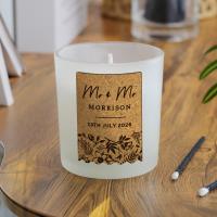 Personalised Wedding Cork Label Jar Candle Extra Image 3 Preview